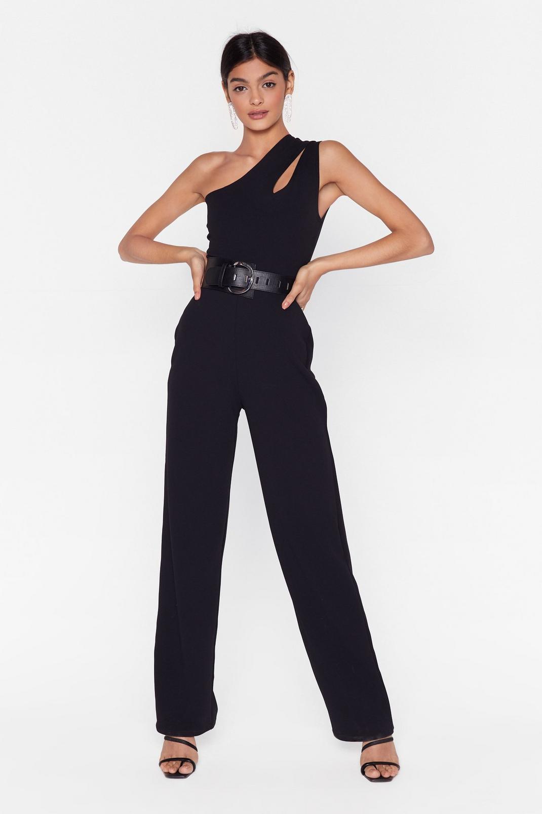 Party of One Shoulder Jumpsuit | Nasty Gal
