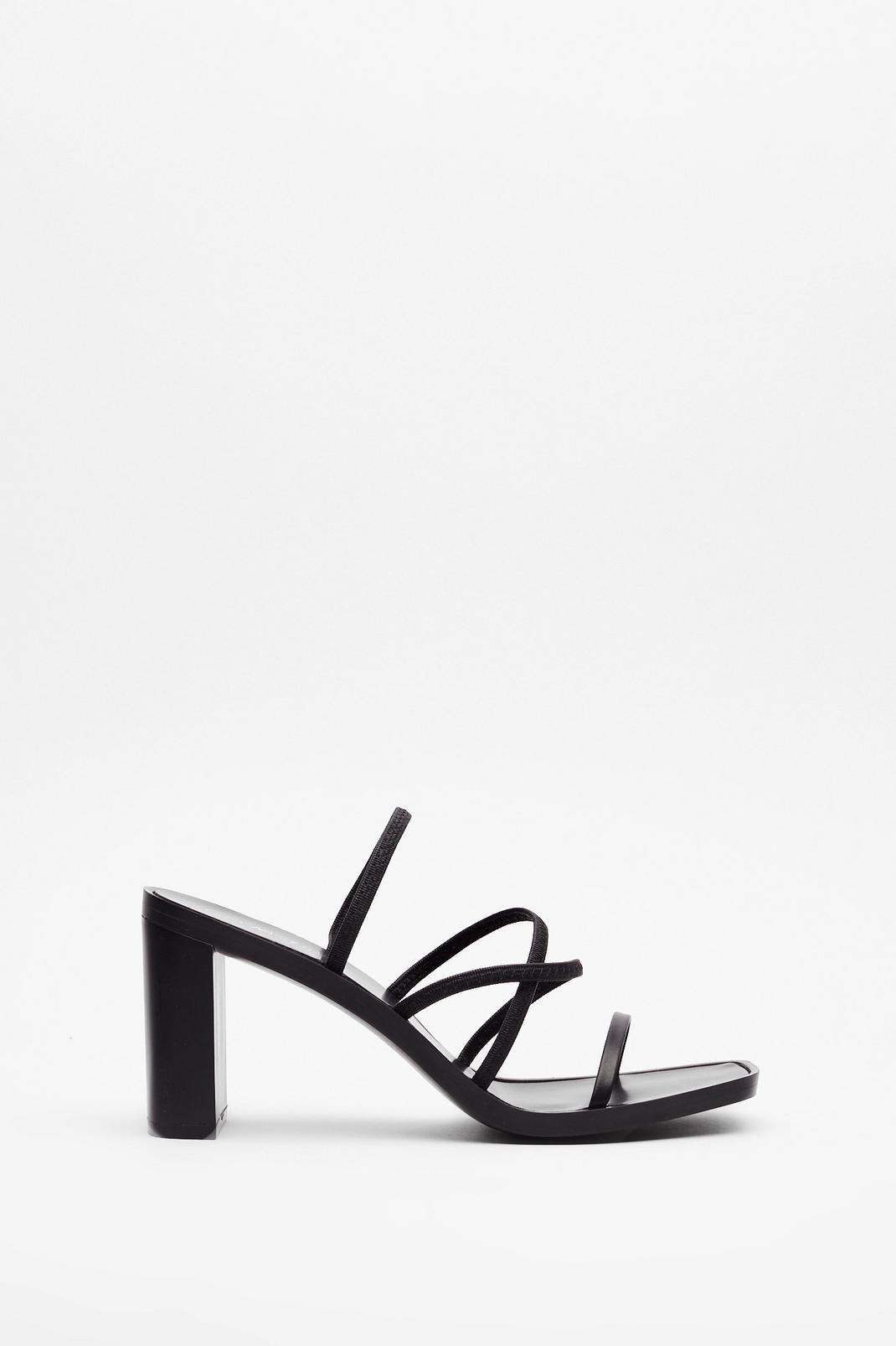 Actin' Cagey Strappy Heeled Mules | Nasty Gal