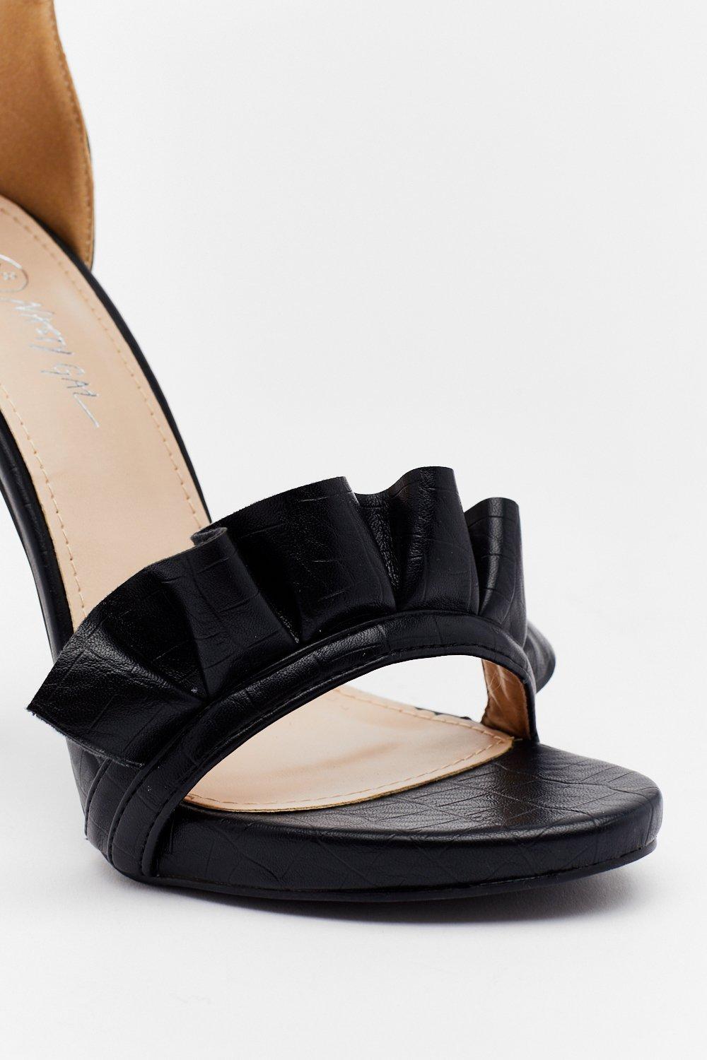 Ruffle Pumps  Feather Factor