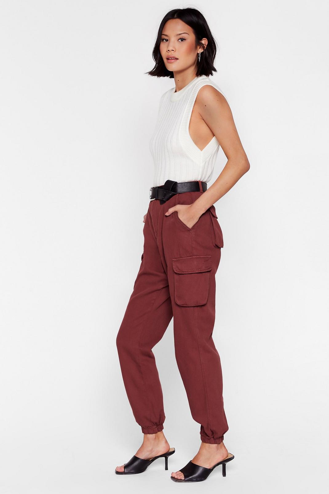Cargo Your Own Way High-Waisted Relaxed Jeans image number 1