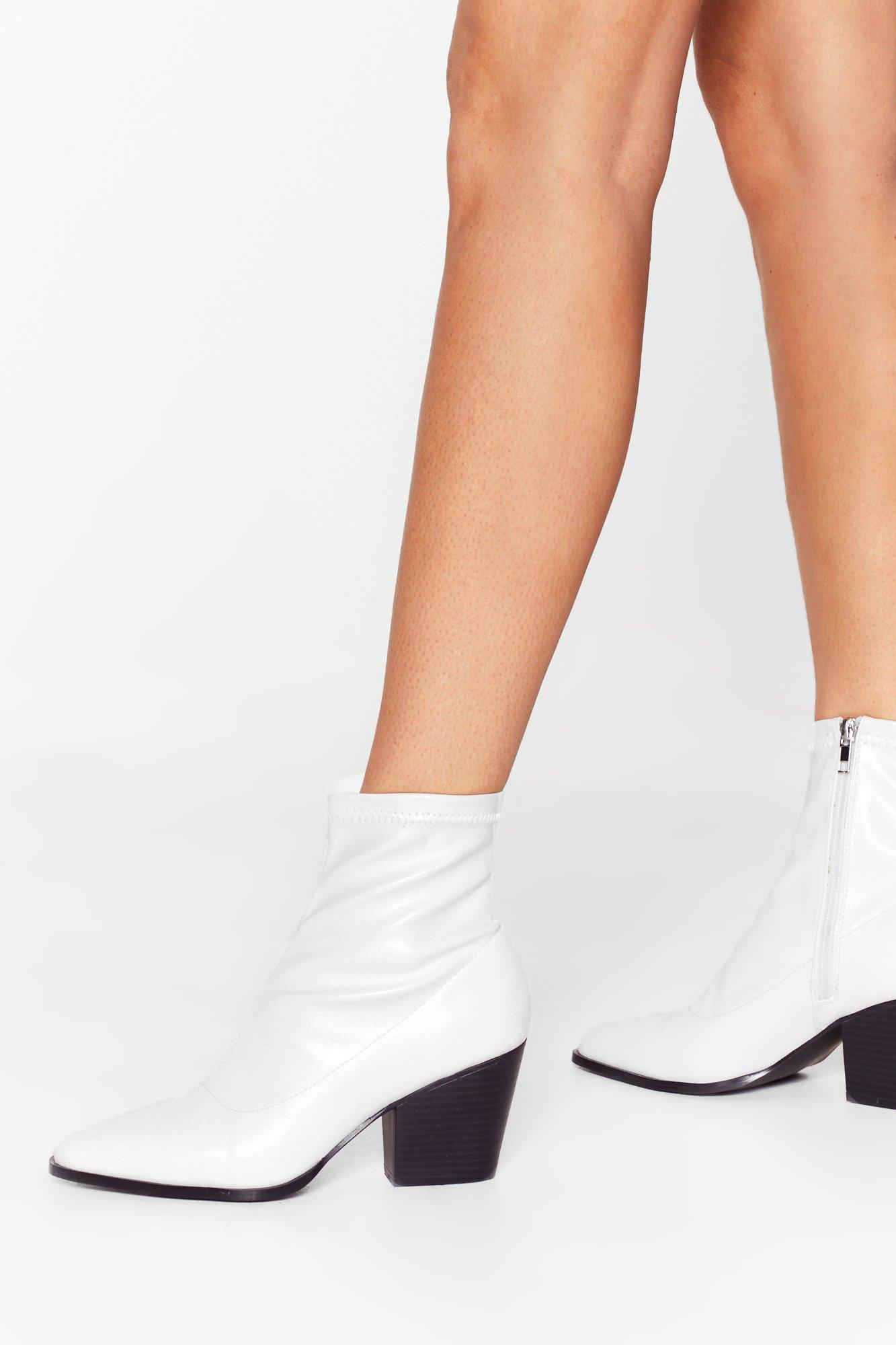 white western ankle boots