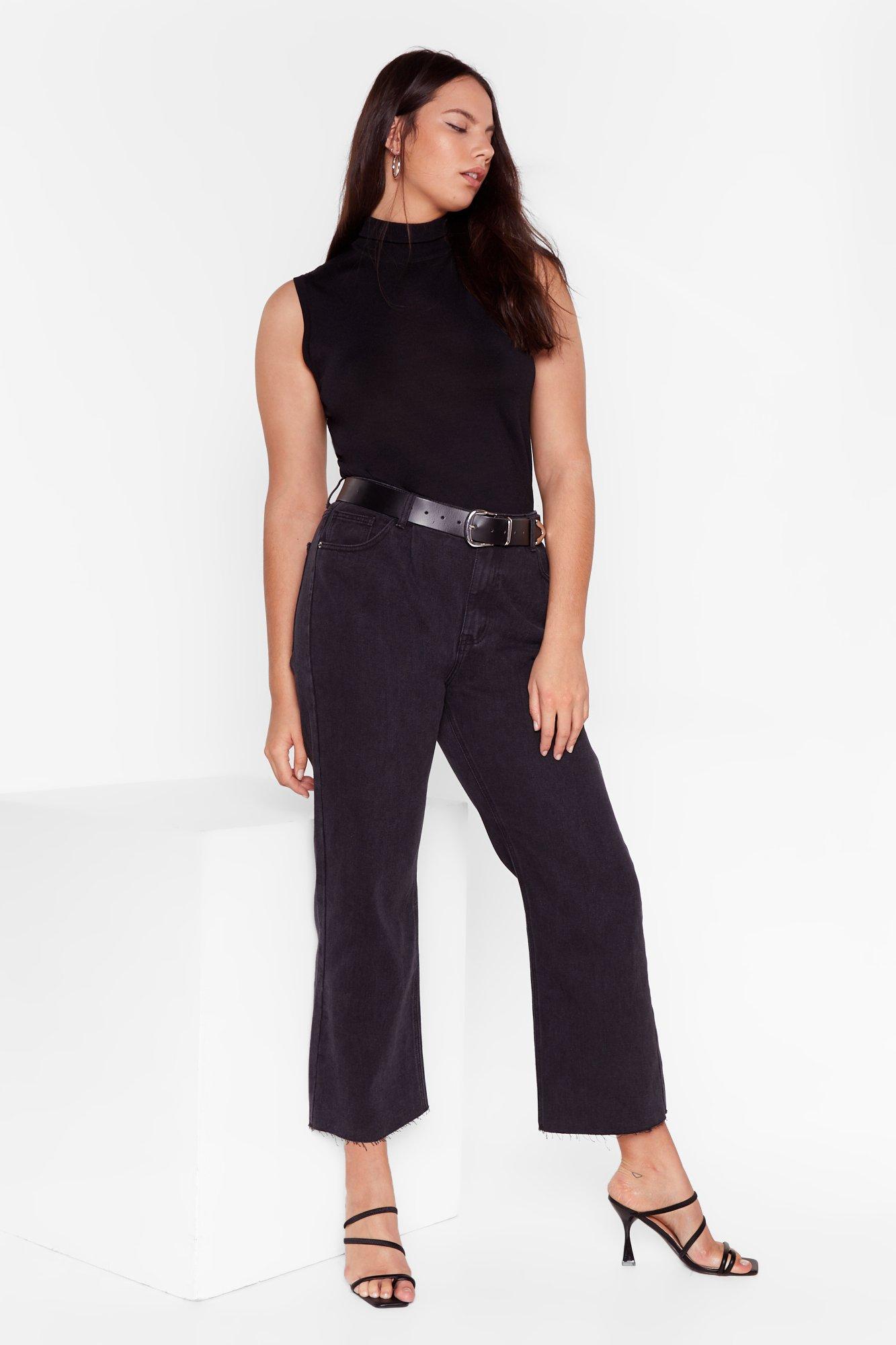 Plus Size Organic Straight Leg Denim Jeans