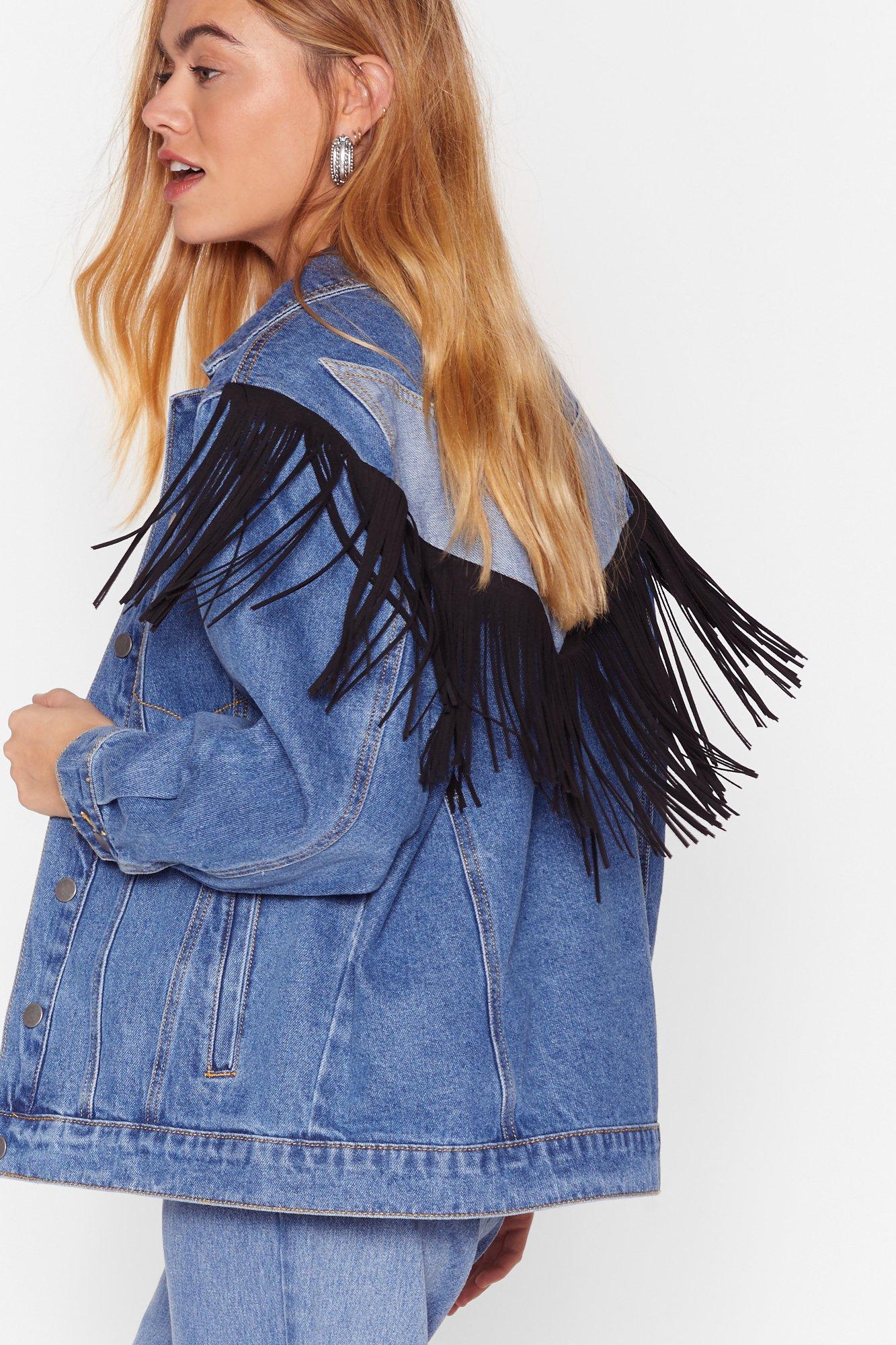 nasty gal denim jacket