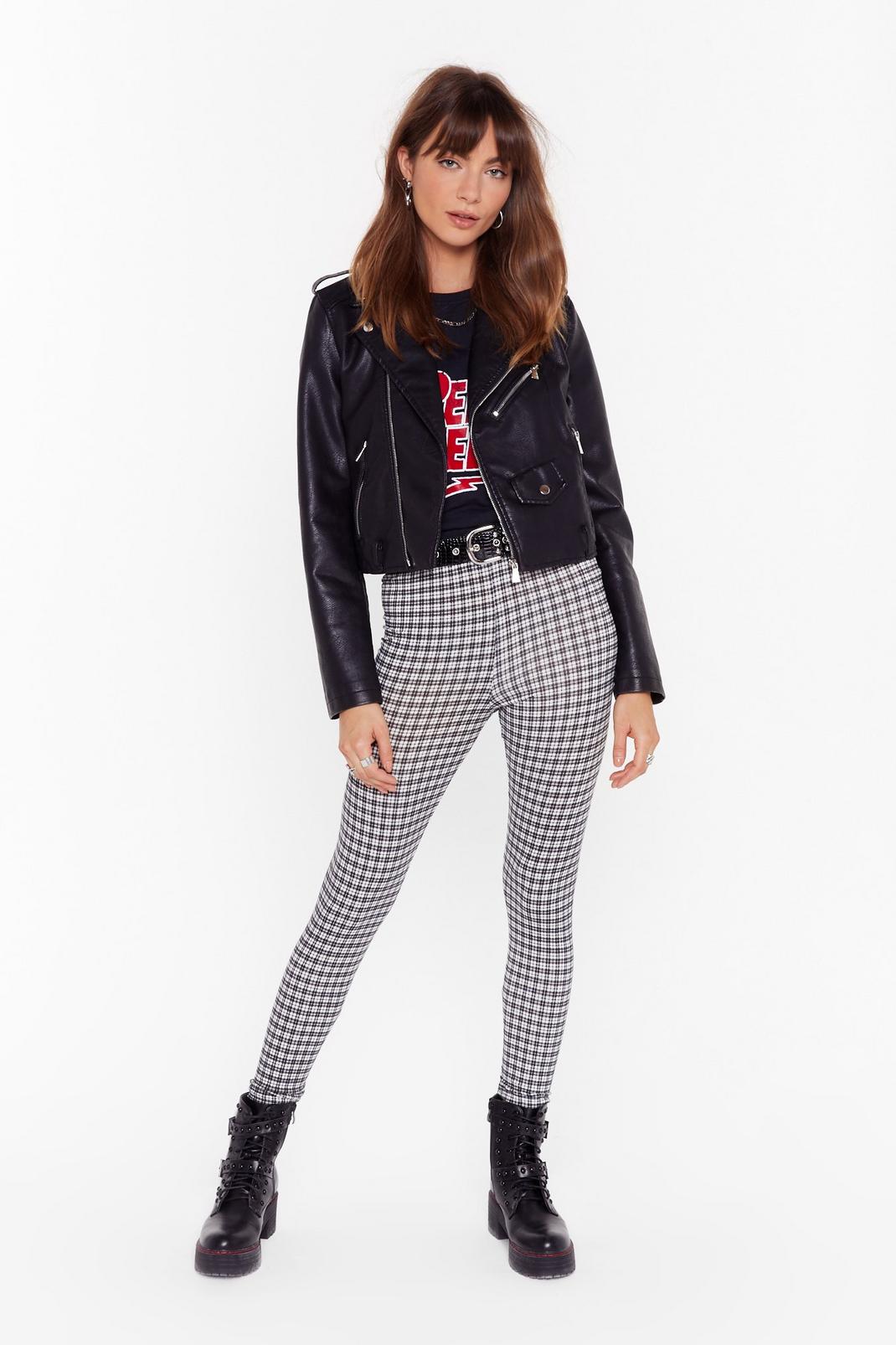 What I Grid For Love High-Waisted Leggings | Nasty Gal