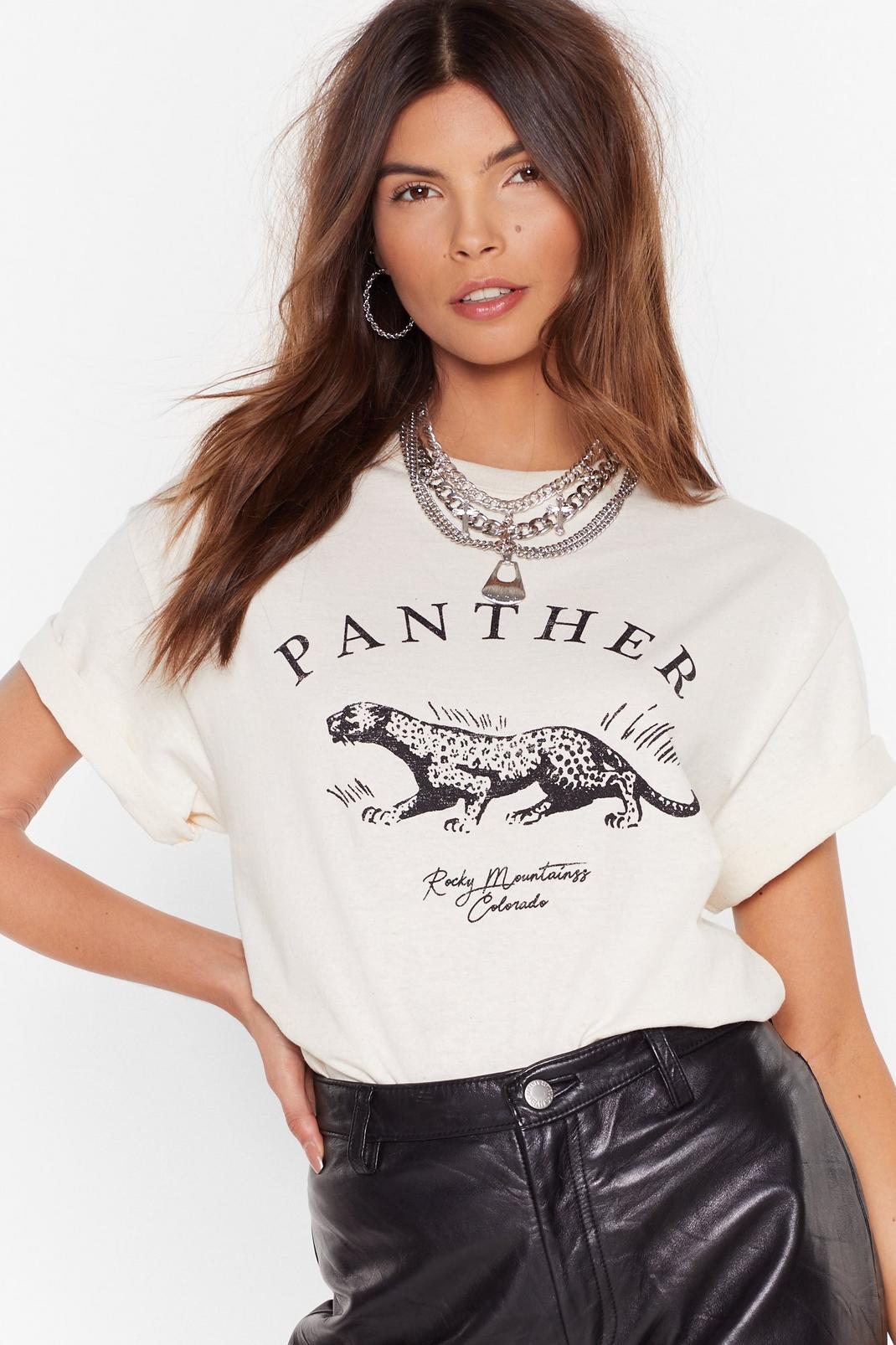 It Was All a Purr Panther Graphic Tee image number 1