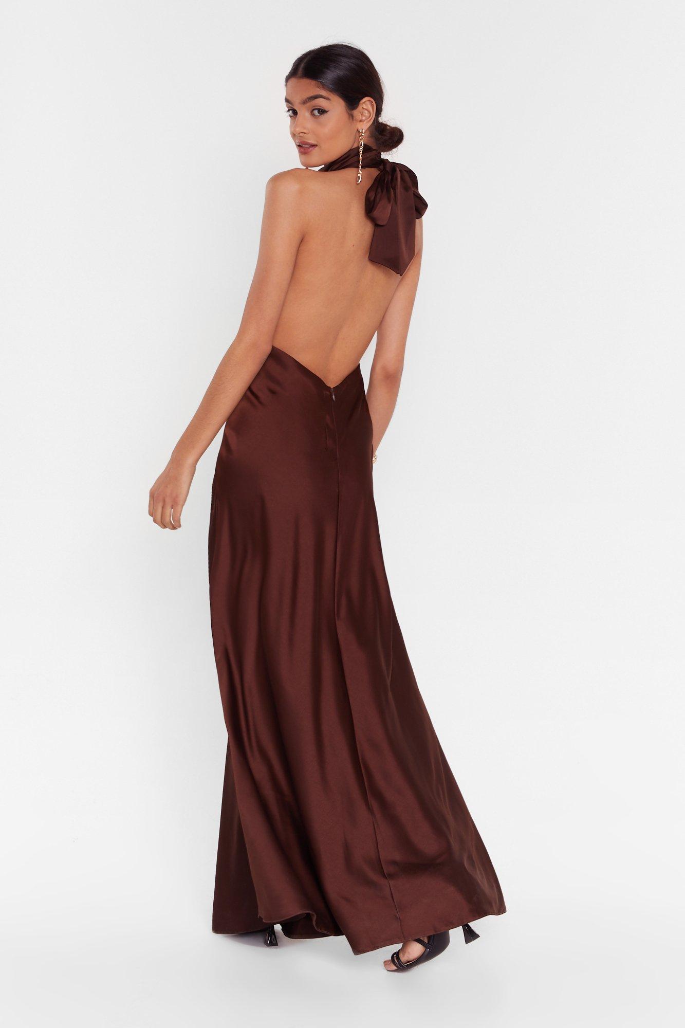 maxi dress front open