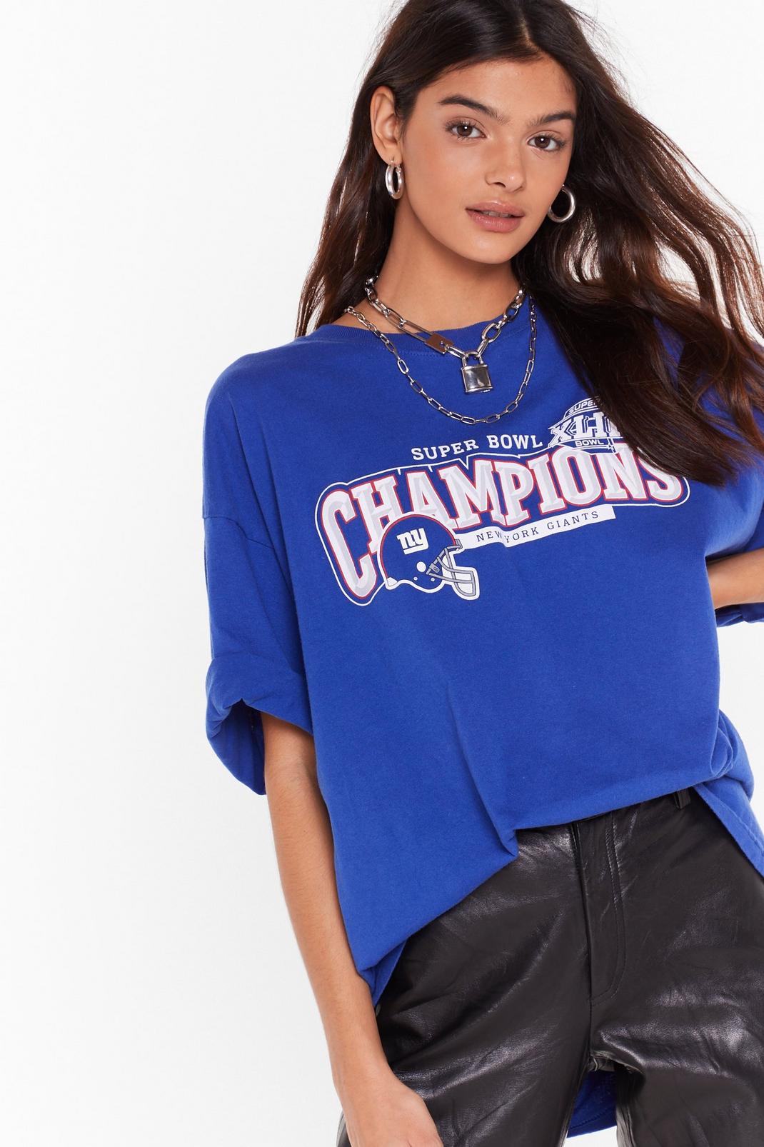 Nasty Gal Vintage - T-shirt à impressions We Are The Champions image number 1