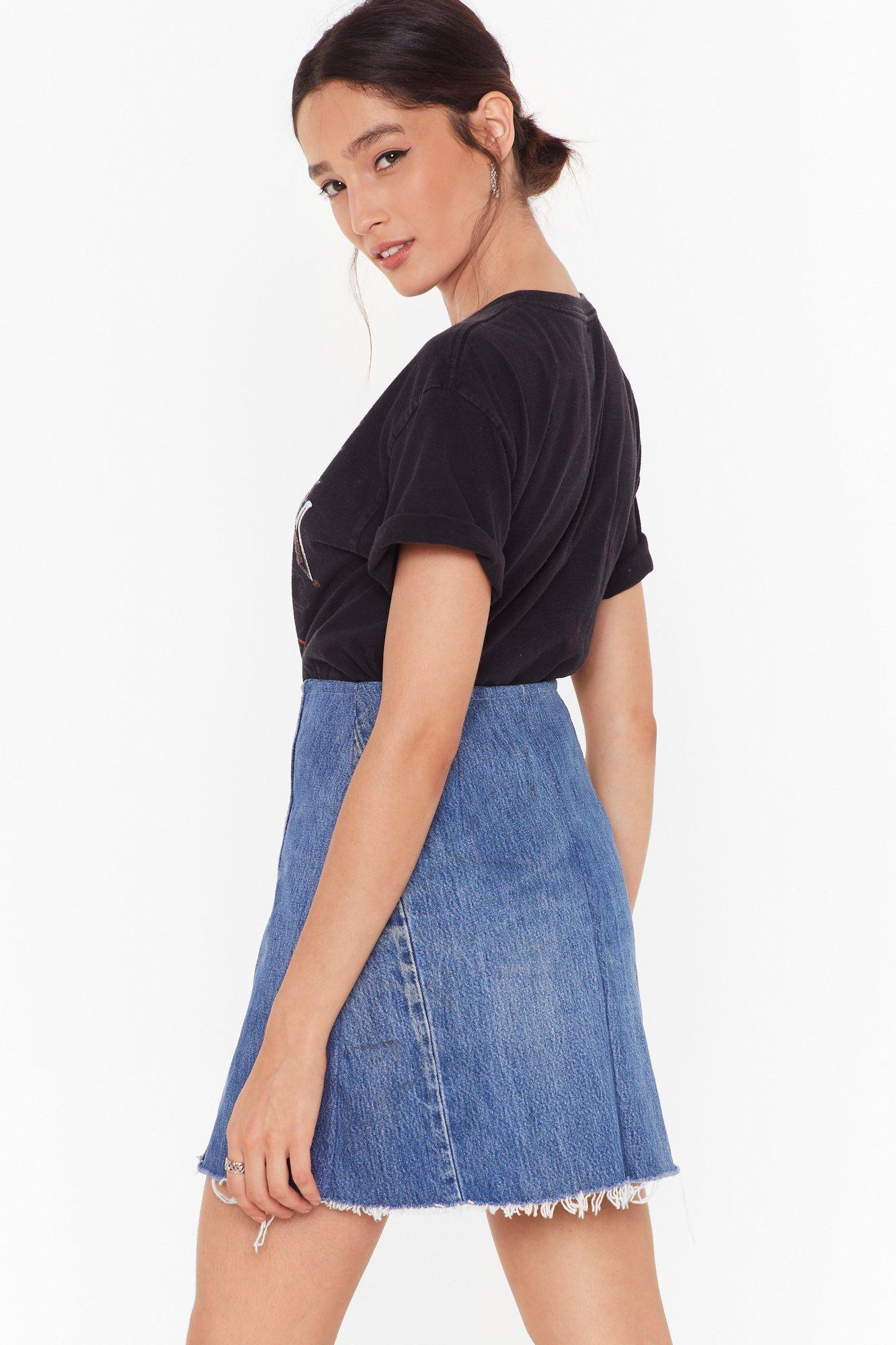 Denim skirt nasty clearance gal