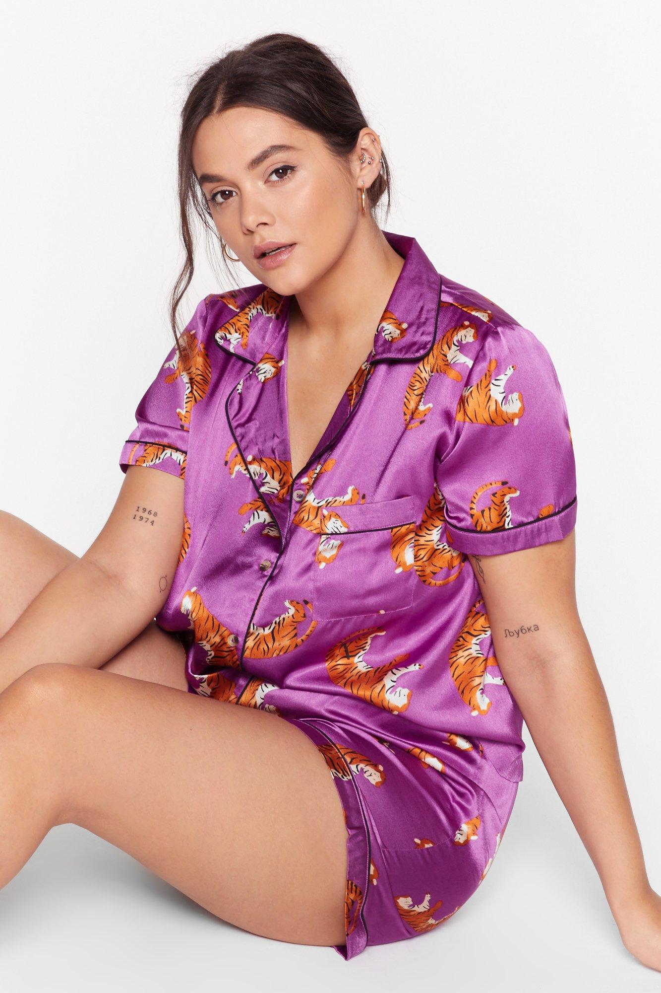 Nasty gal tiger online pajamas