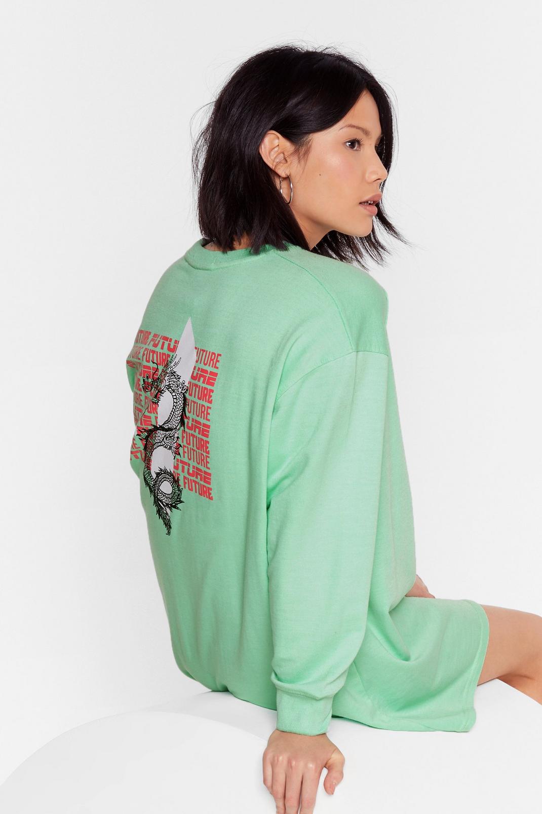 Time Well Serpent Graphic Sweatshirt Dress image number 1