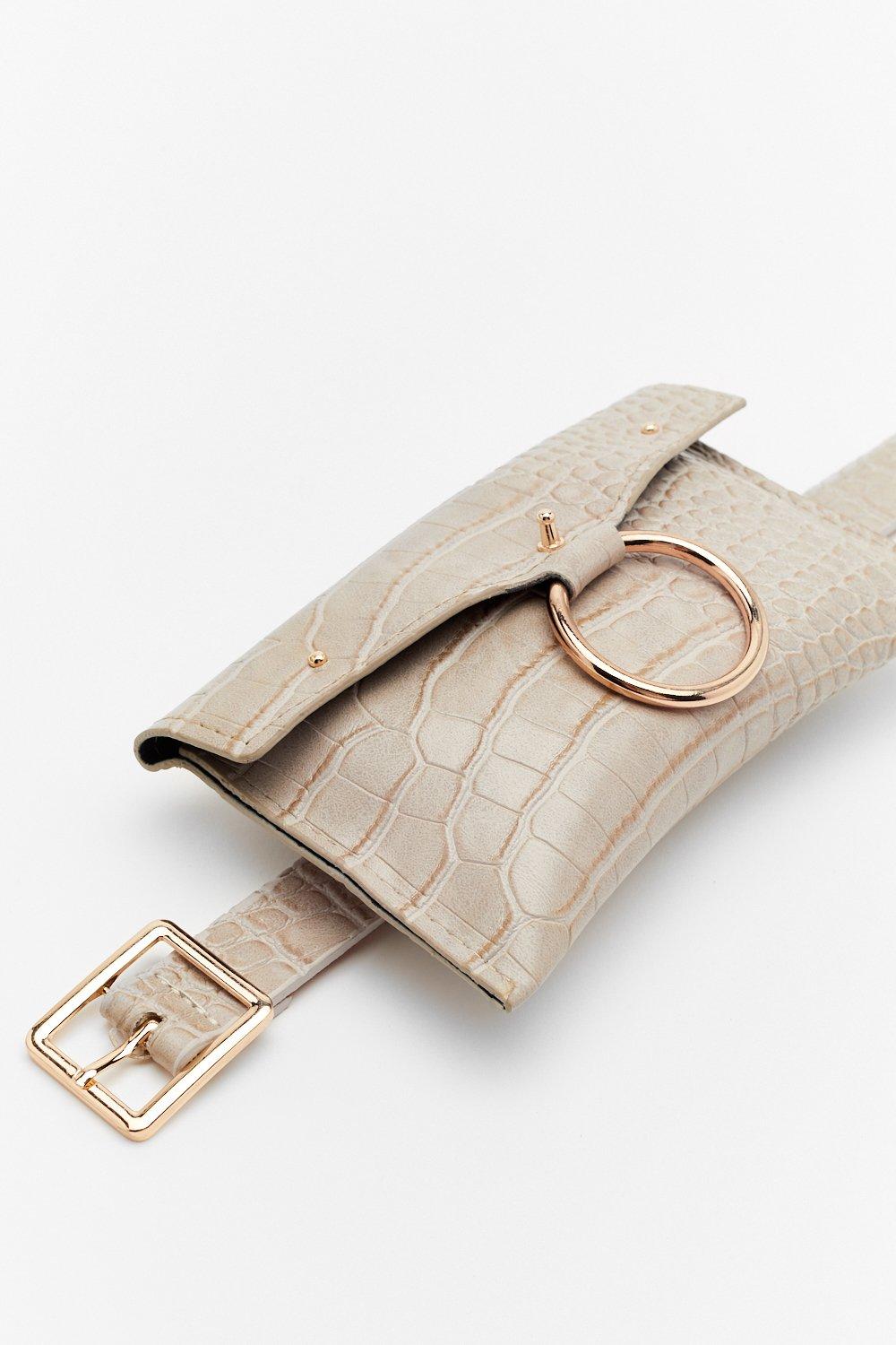 Croc belt bag hotsell