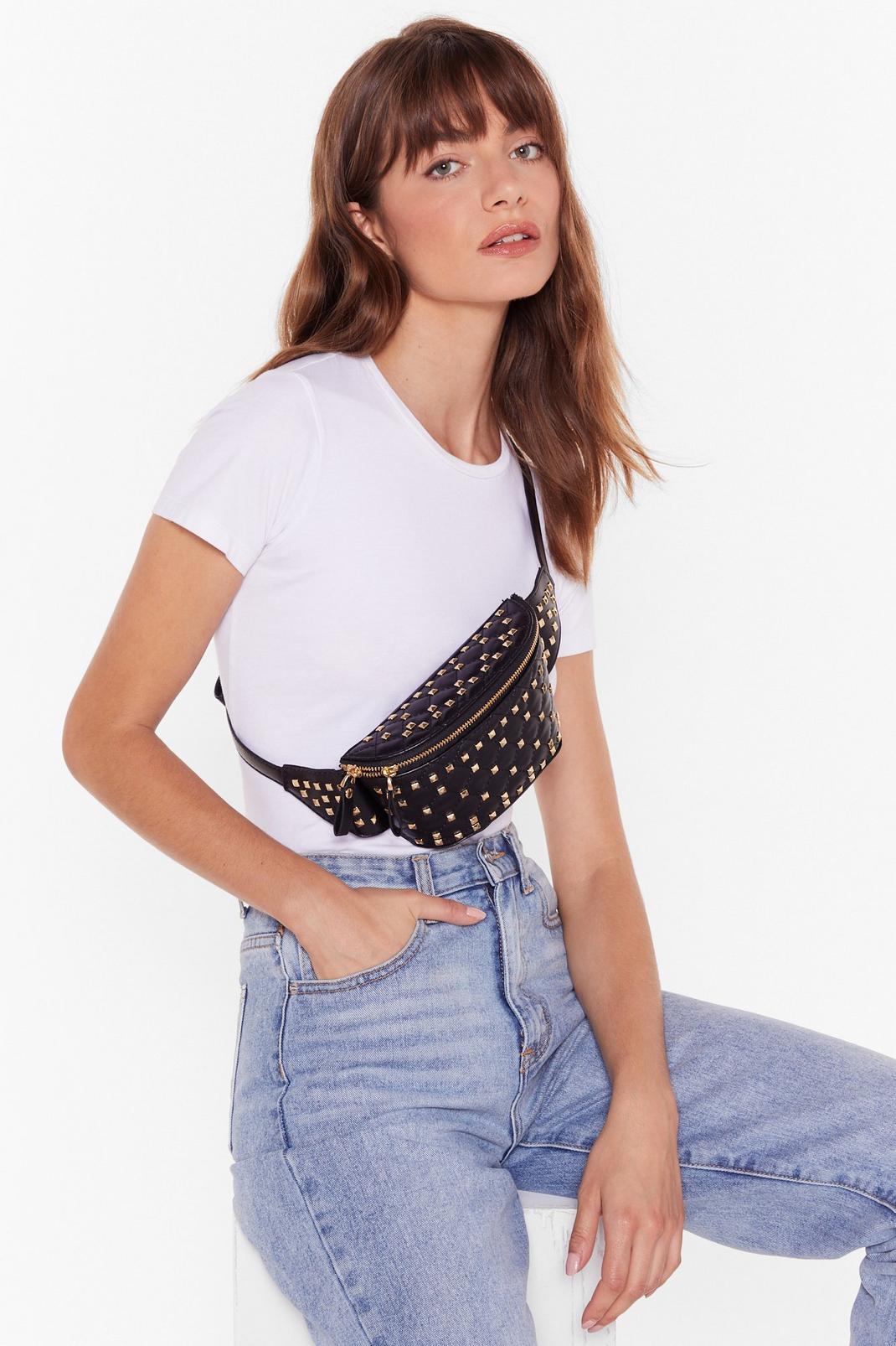 WANT Stud For You Faux Leather Fanny Pack image number 1