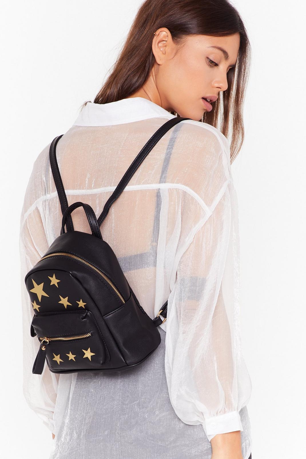 WANT Blazing Star Faux Leather Backpack image number 1