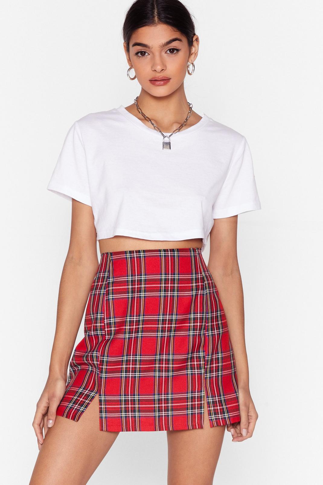 Tartan as We Mean to Go On Mini Skirt image number 1