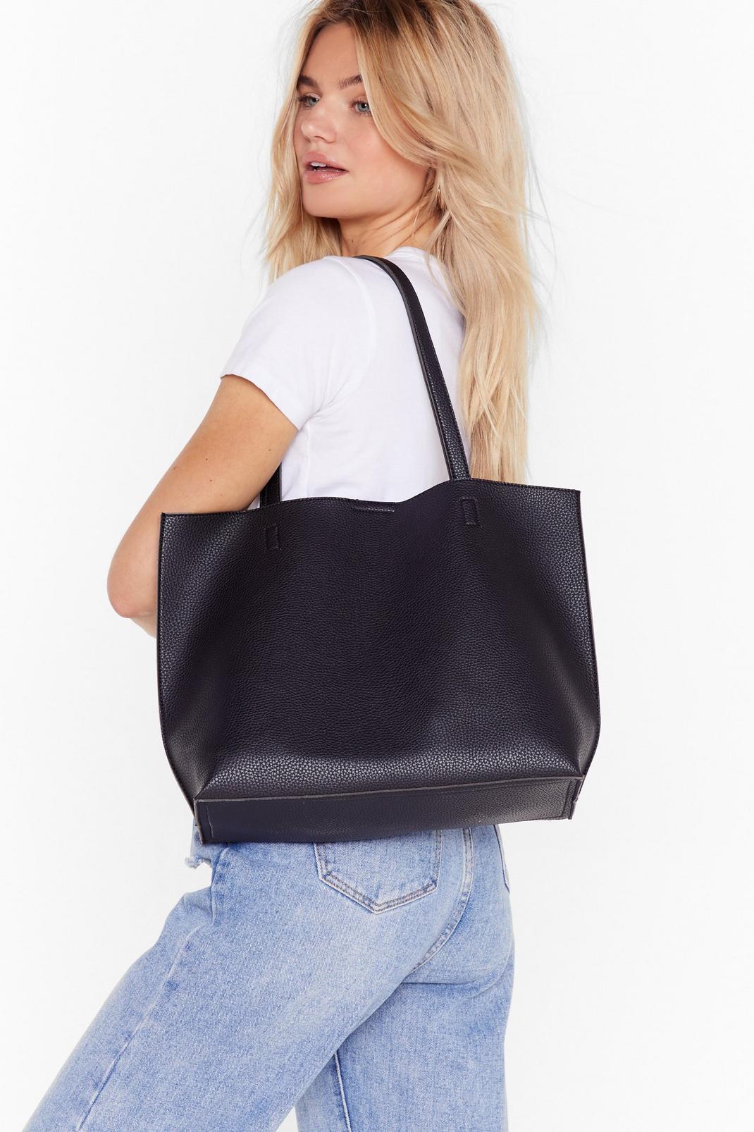 WANT Hold Your Own Faux Leather Tote Bag | Nasty Gal
