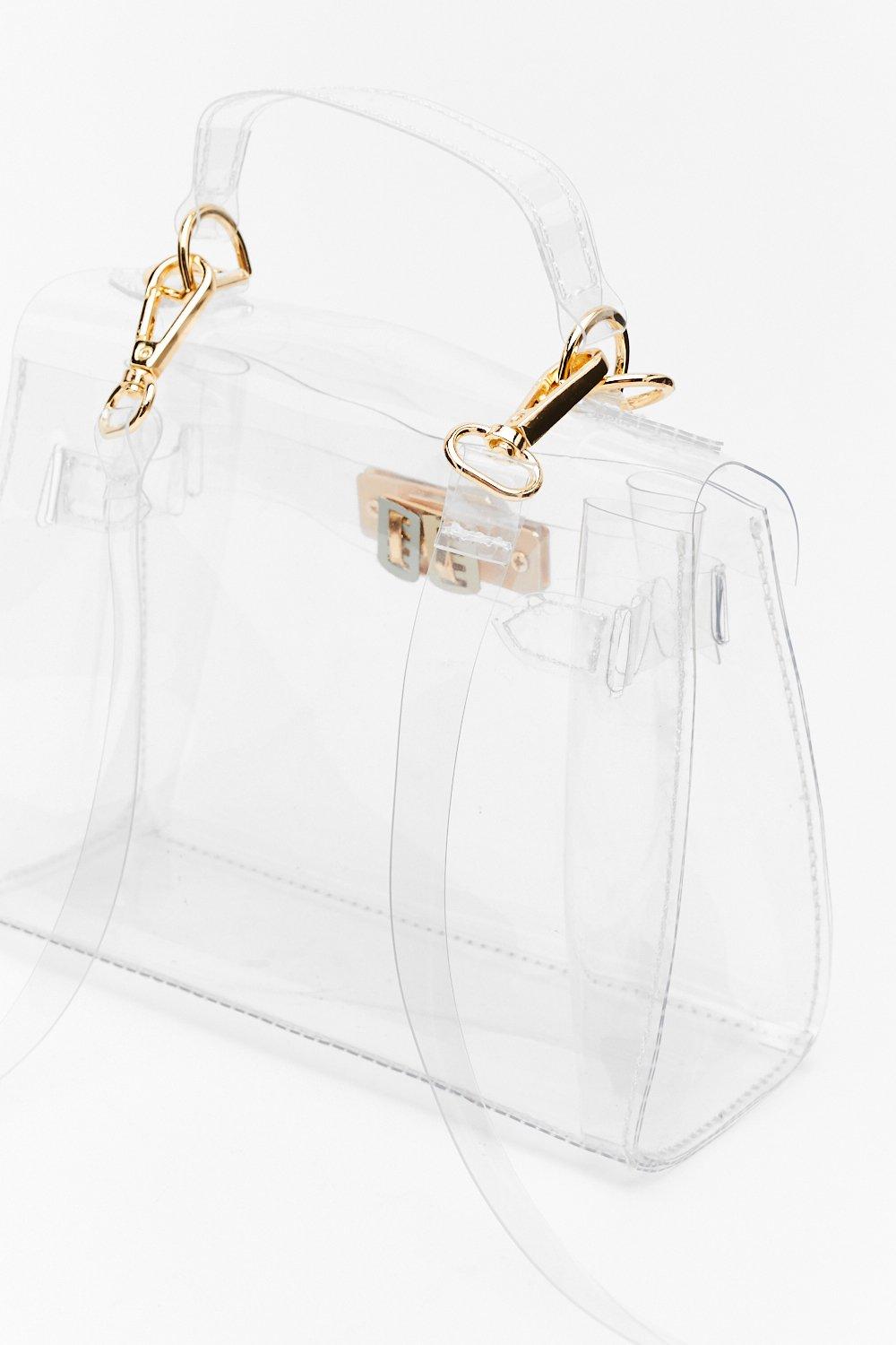 Clear satchel sale