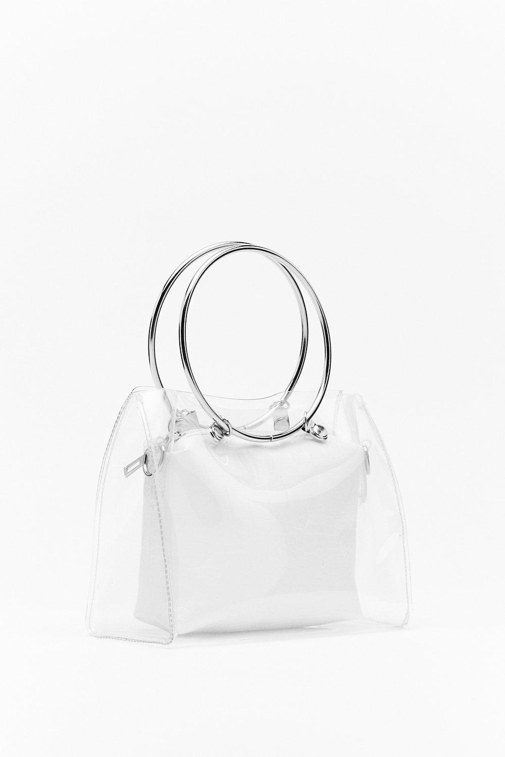 Nasty gal store clear bag