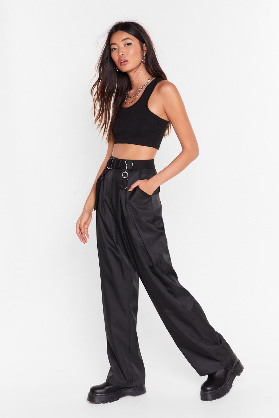 Pleat Things Up High-Waisted Pants image number 1