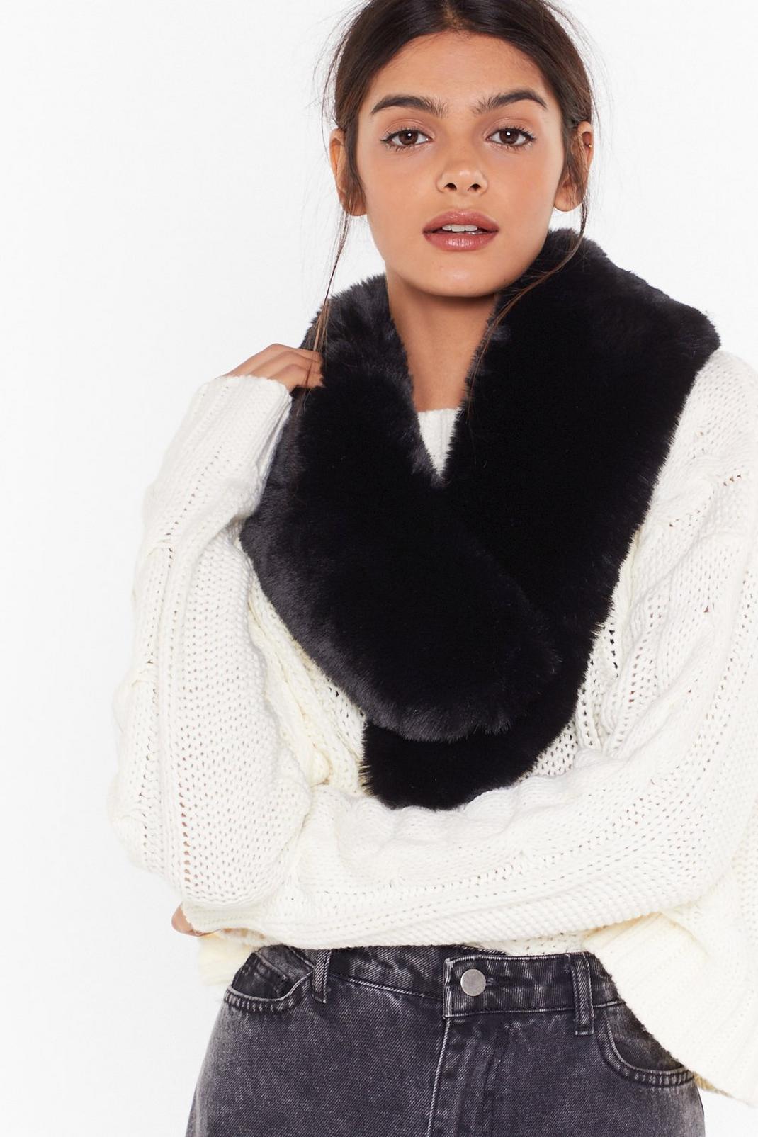 How Could We Fur-get Faux Fur Scarf image number 1