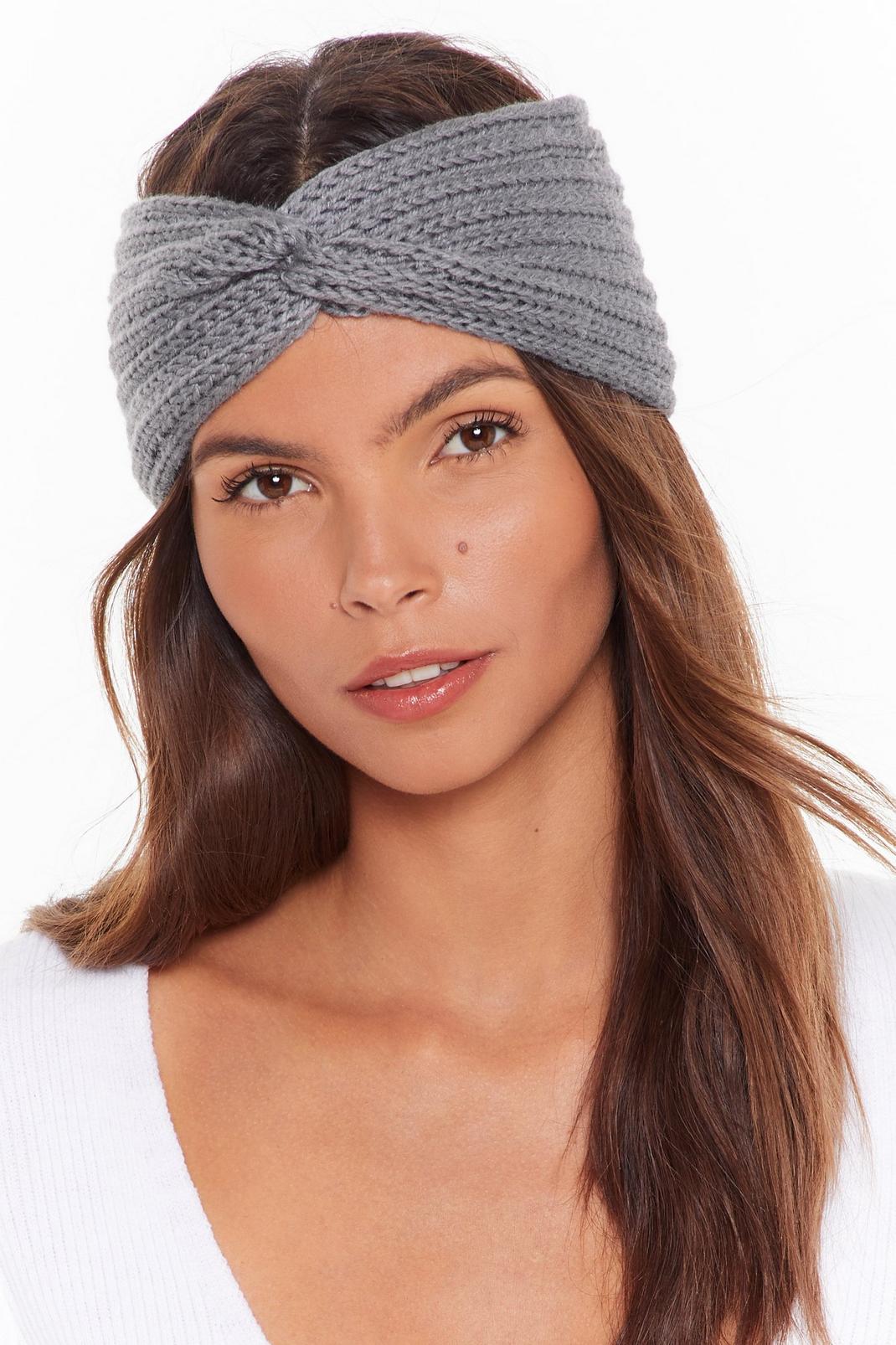 Stay Cozy Knitted Knot Headband image number 1