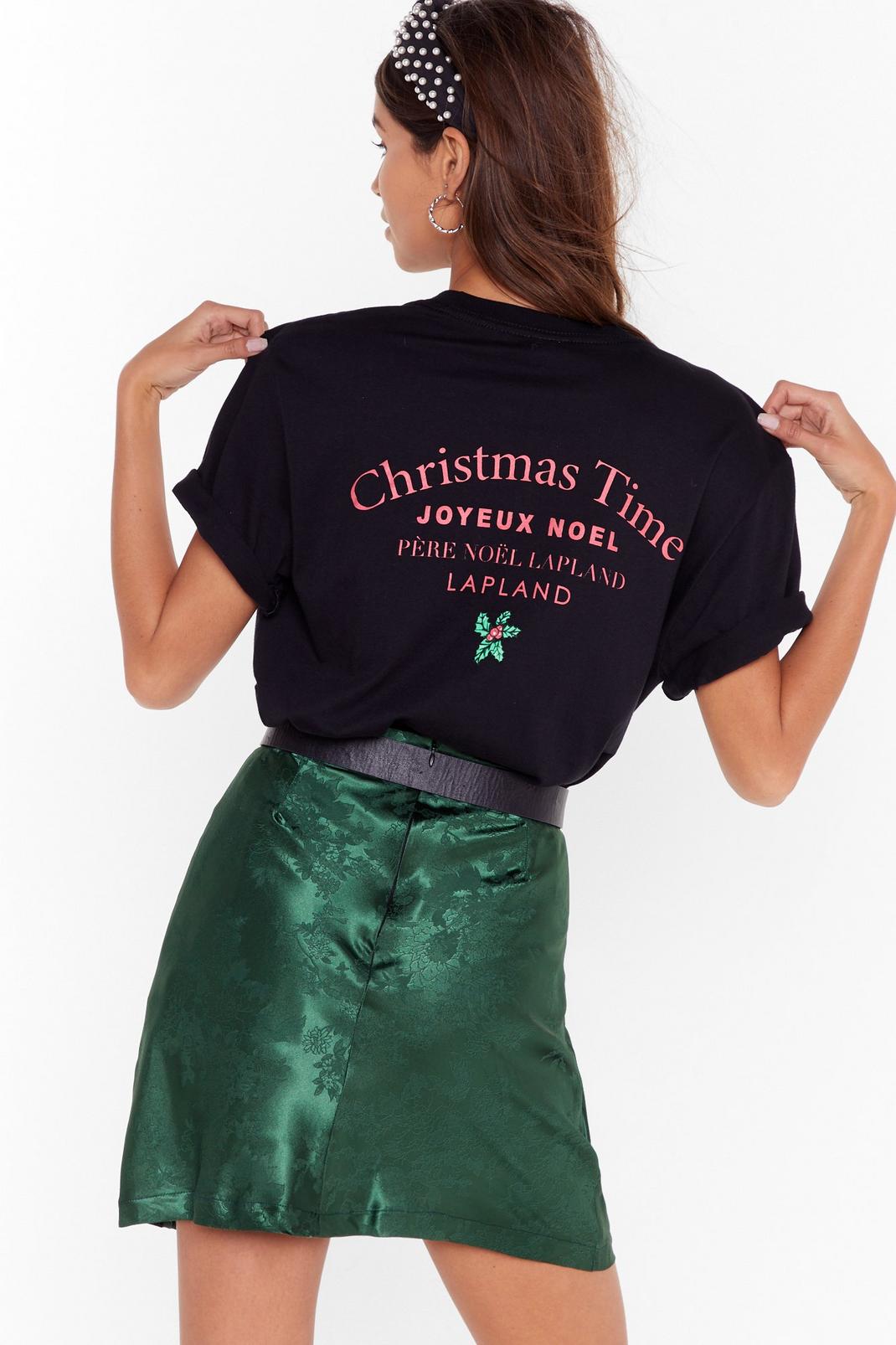 T-shirt à slogan It's Christmas Time image number 1