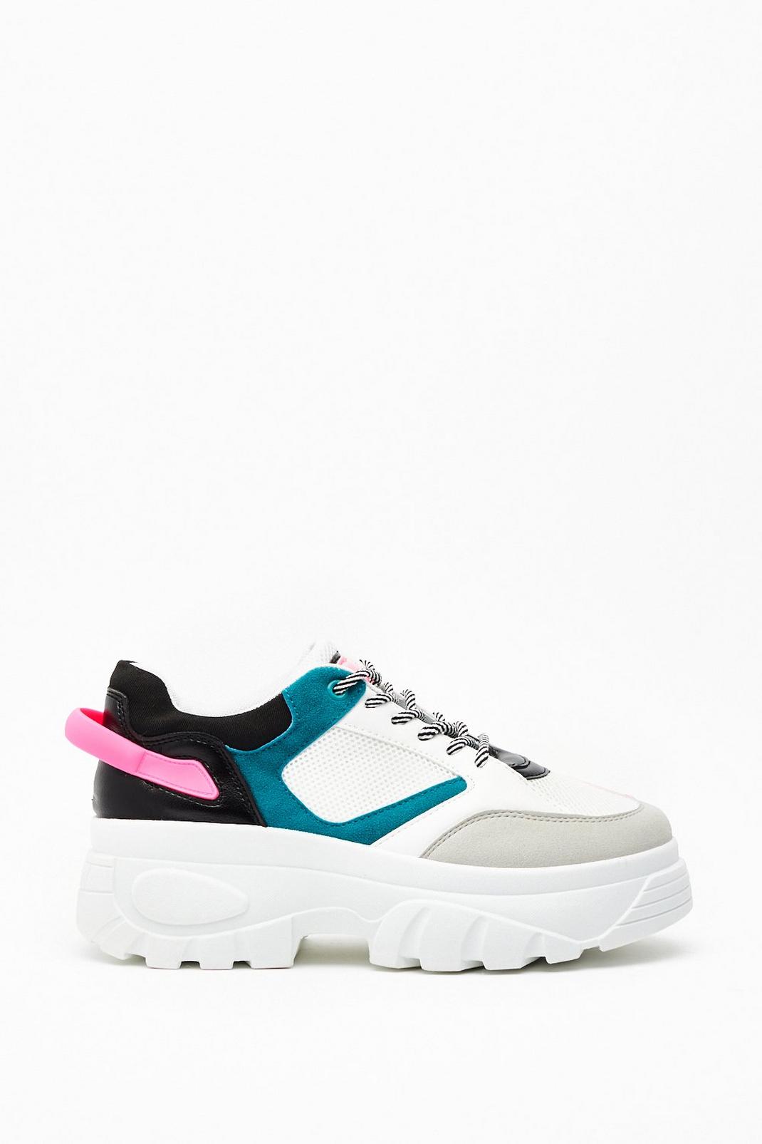 Running Out of Options Colorblock Chunky Trainers image number 1