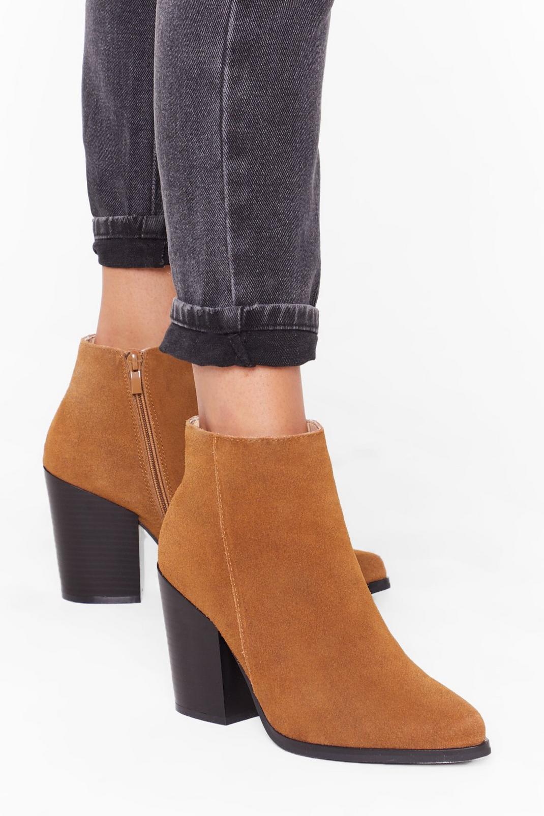 Suede With Me Ankle Boots image number 1