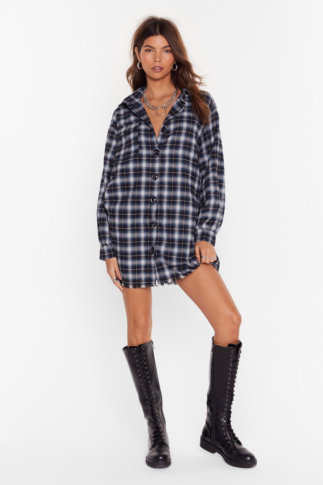 For the Check of It Shirt Dress image number 1