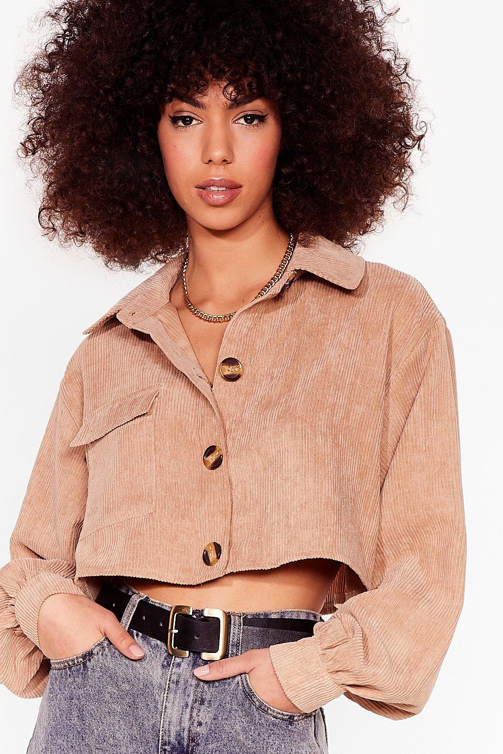 Crop and Listen Corduroy Shirt