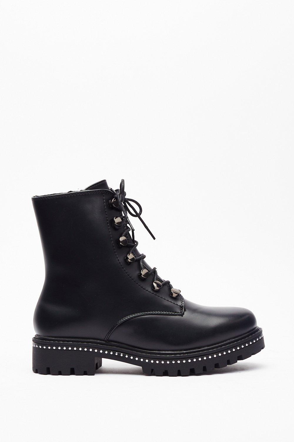 Biker boots nasty gal online