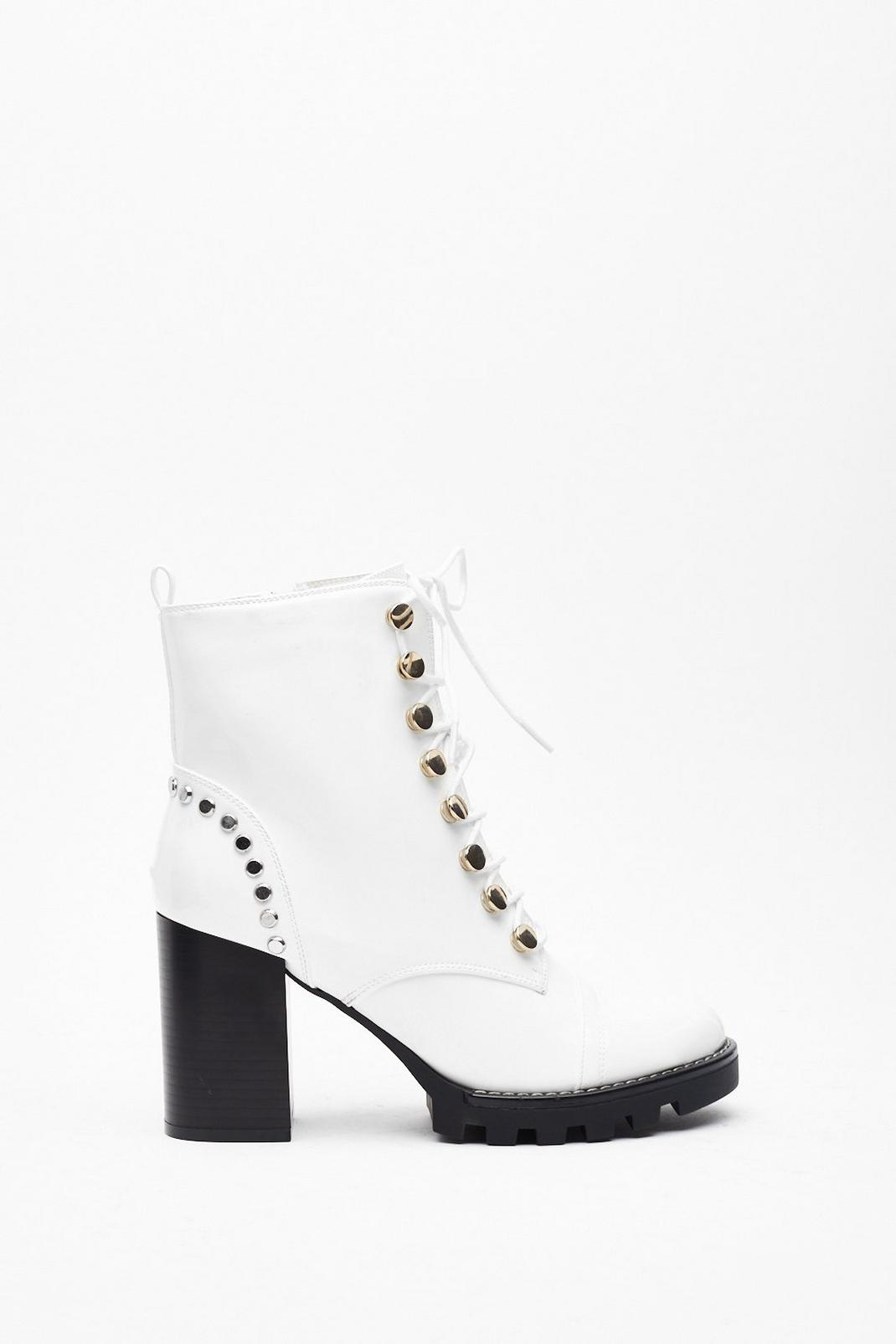 Stand Back Studded Heeled Boots image number 1