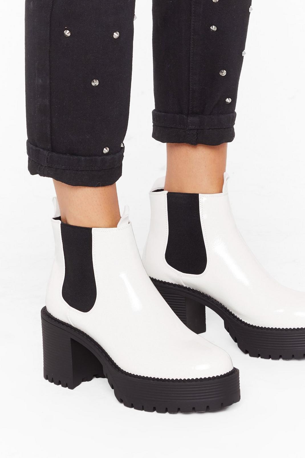 Boot Down Platform Chelsea Boots image number 1
