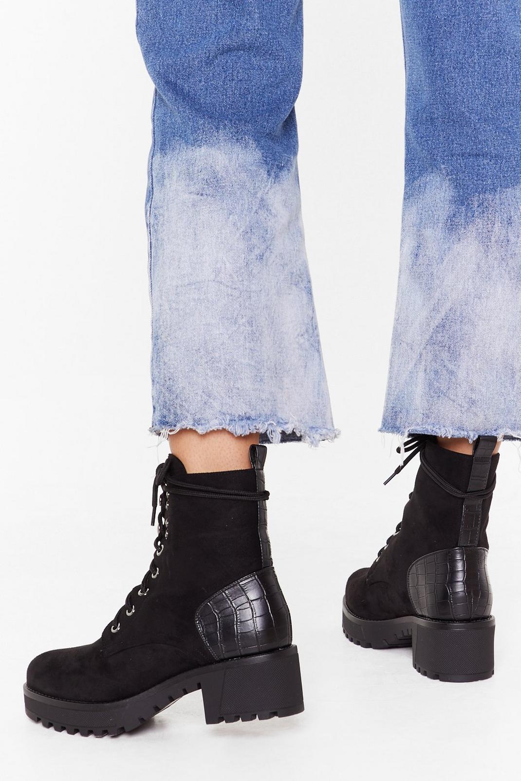 Croc's Going On Faux Suede Hiker Boots | Nasty Gal