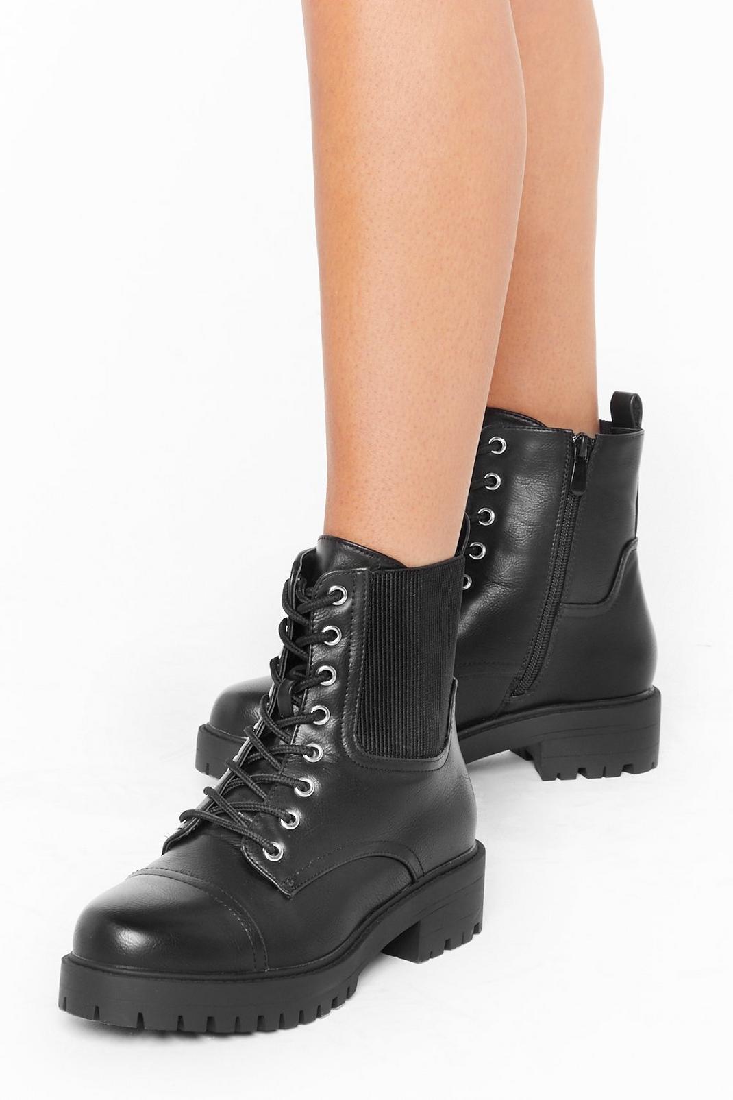 If You Can't Stand the Heat Faux Leather Boots image number 1