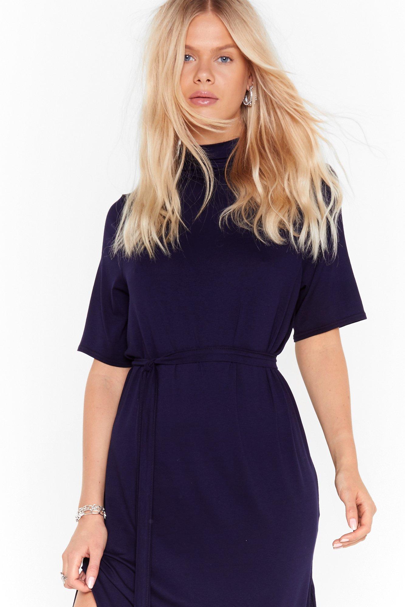 Tee bt belted outlet midi dress