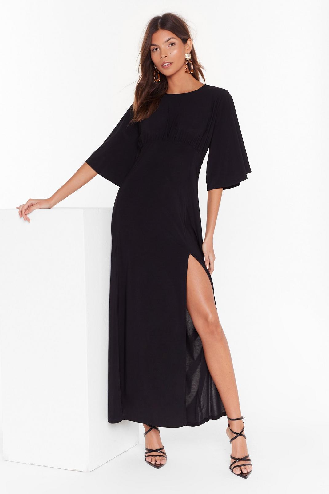 Angel in Disguise Wide Sleeve Maxi Dress image number 1