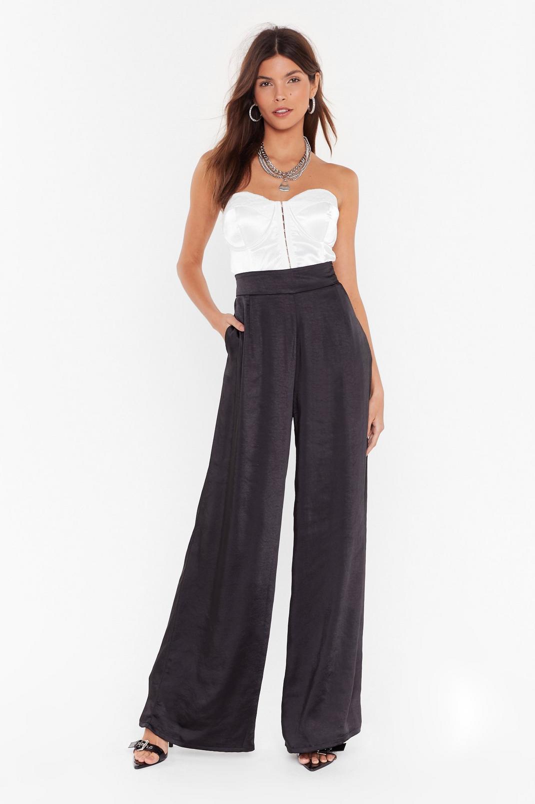 Dreaming of You Satin Wide-Leg Pants | Nasty Gal