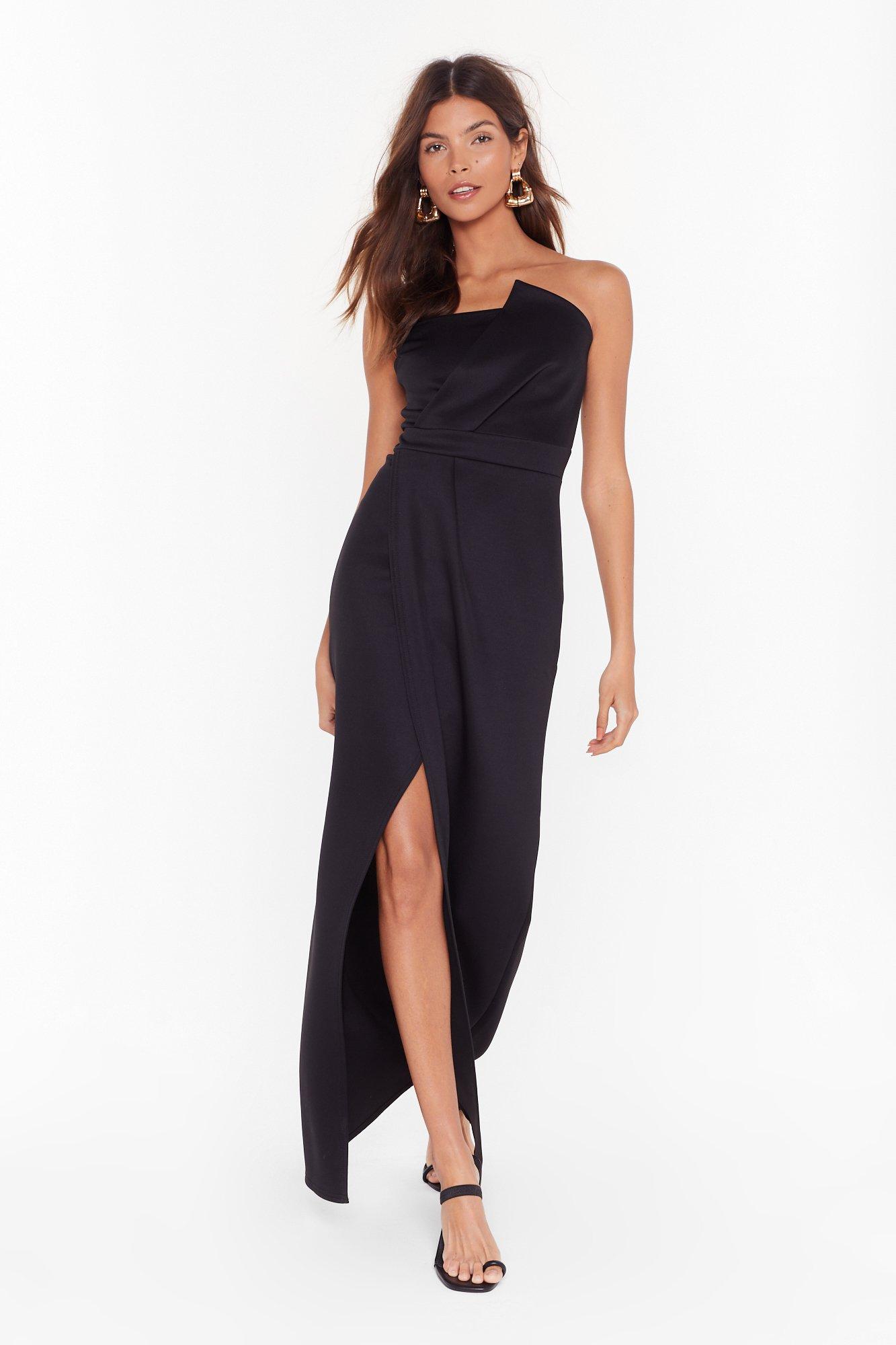 cheap strapless maxi dress