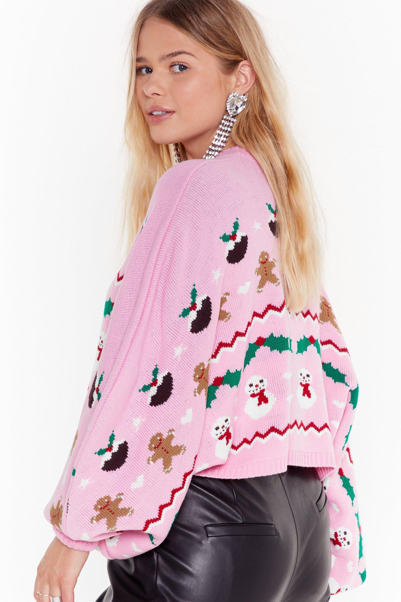 There s Snow one Like Me Plus Christmas Jumper Nasty Gal