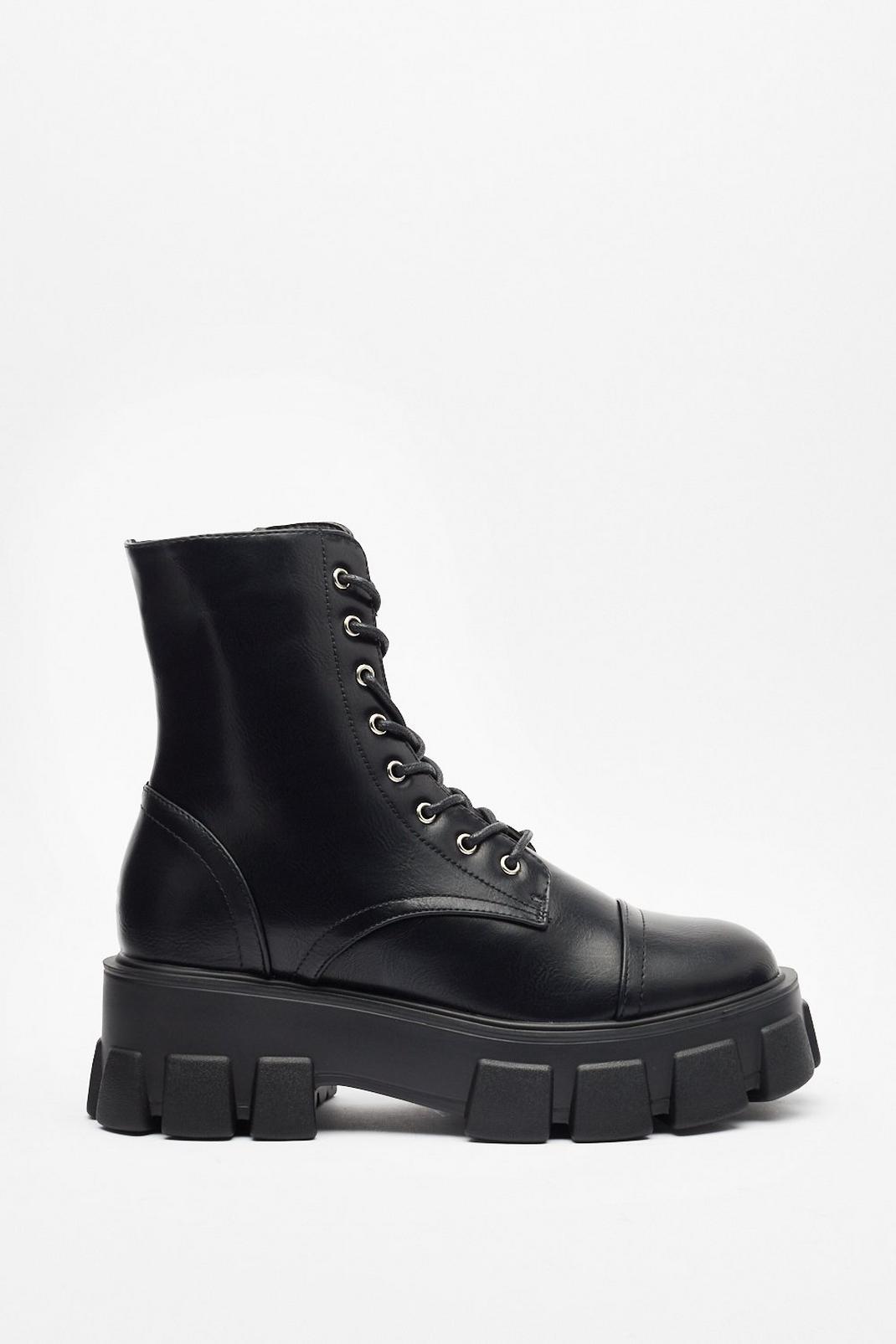 105 Cleated Chunky Biker Boots image number 2