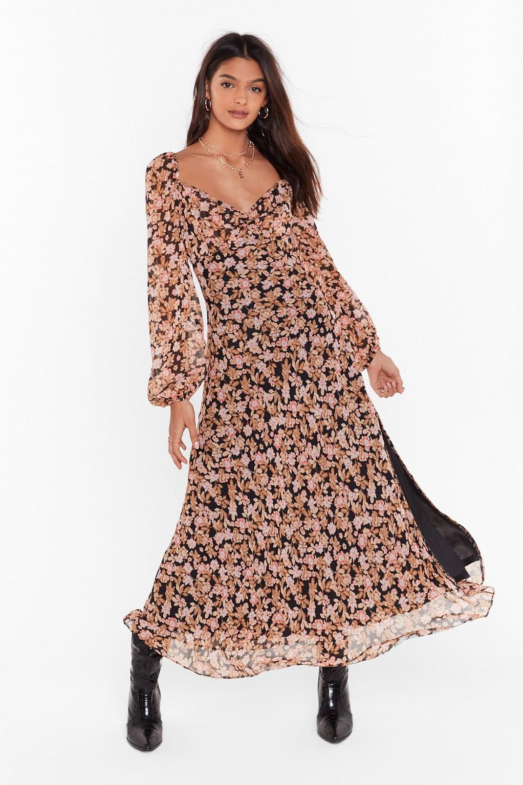 Nothin' Bud Love Floral Maxi Dress image number 1