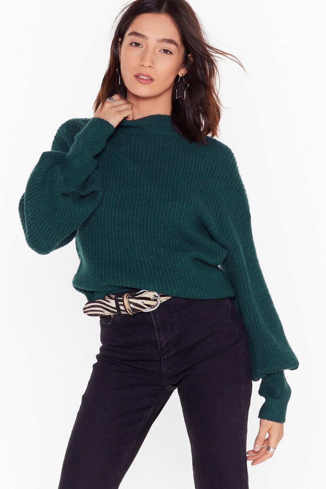 We're Warming You Ribbed Knit Sweater image number 1