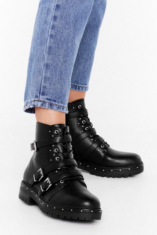 Buck 'Em All Faux Leather Boots | Nasty Gal