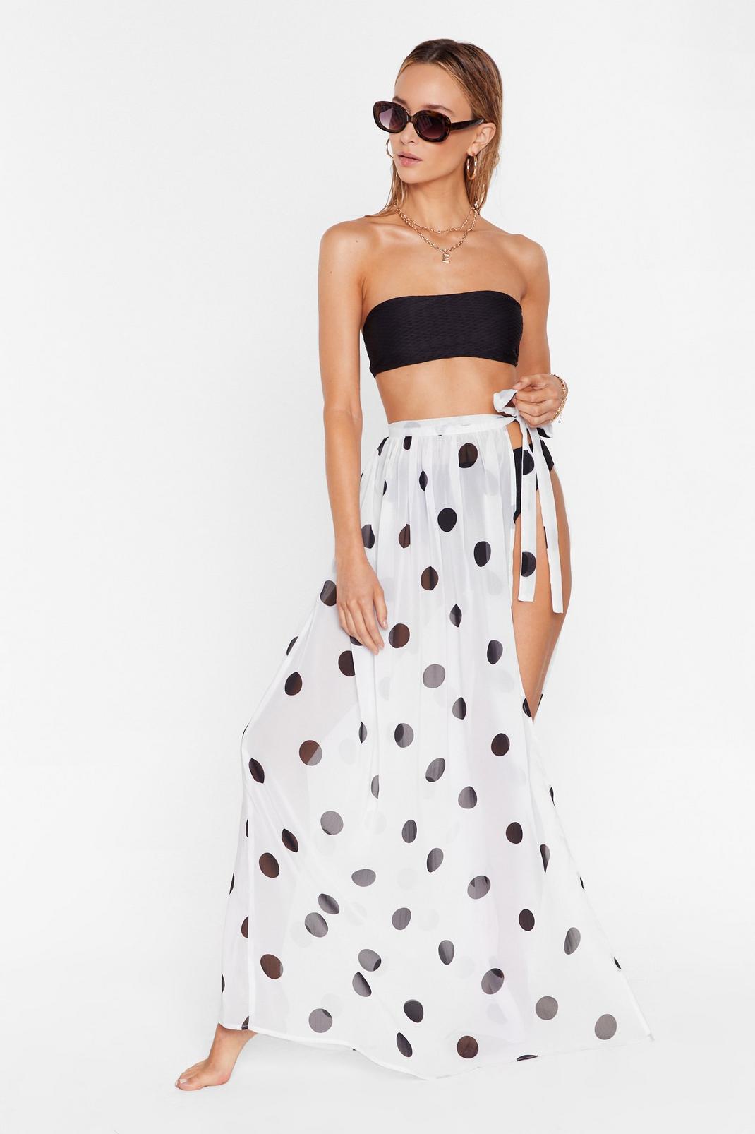 I'm Dot Shady Cover-Up Maxi Skirt image number 1
