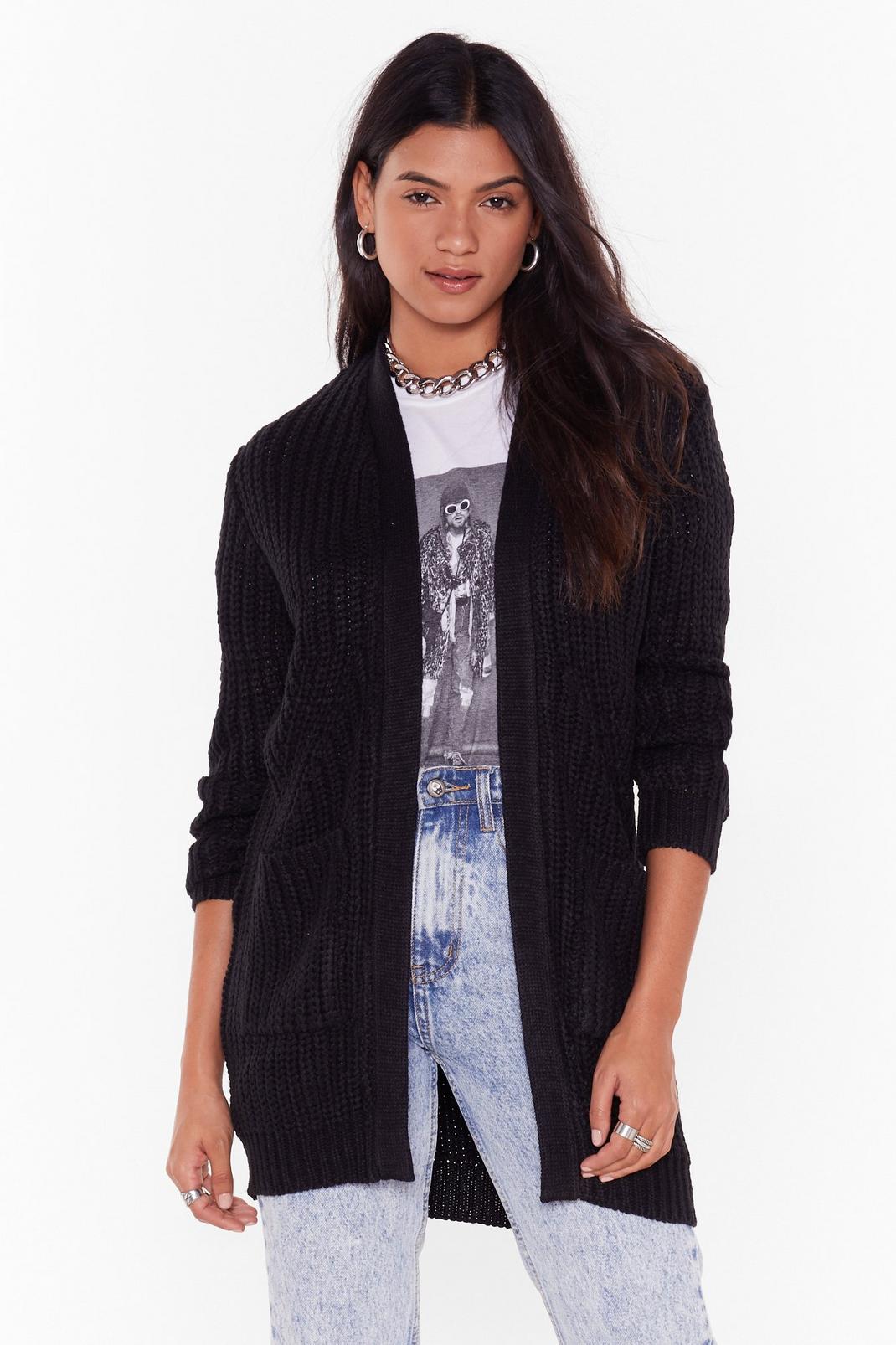 Knit's the One Longline Cardigan image number 1
