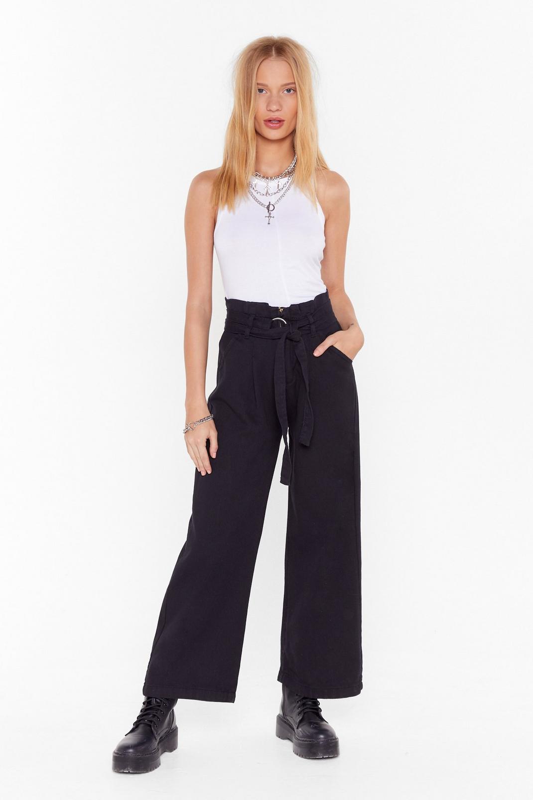 Whole Wide World O-Ring Belted Trousers image number 1