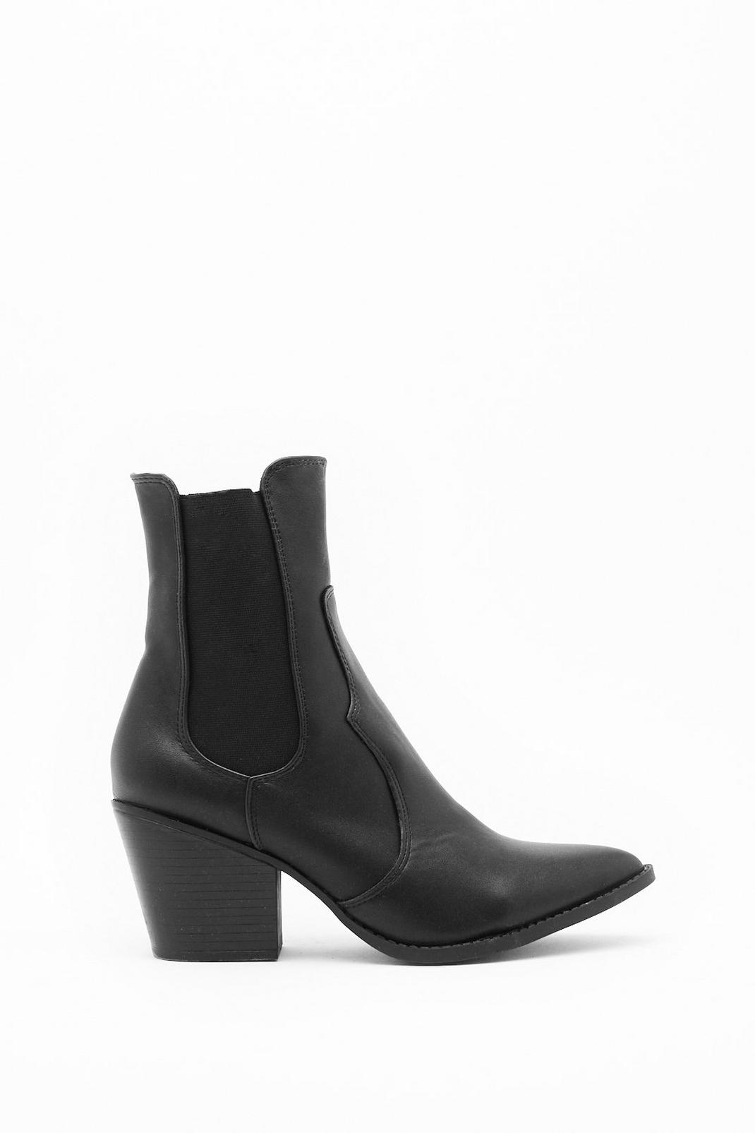 Turning Point Faux Leather Chelsea Boot | Nasty Gal