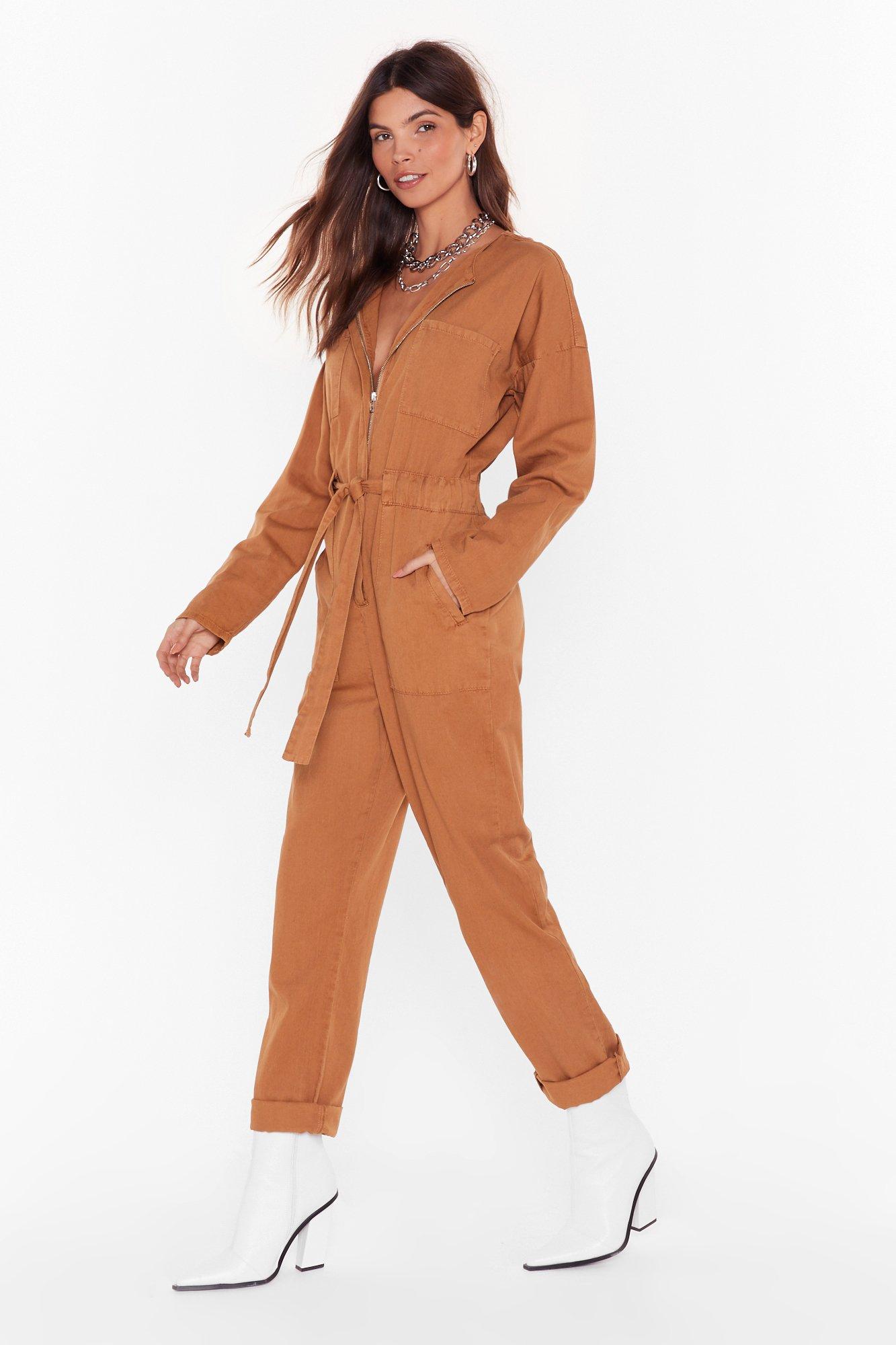 Nasty gal cheap denim boiler suit