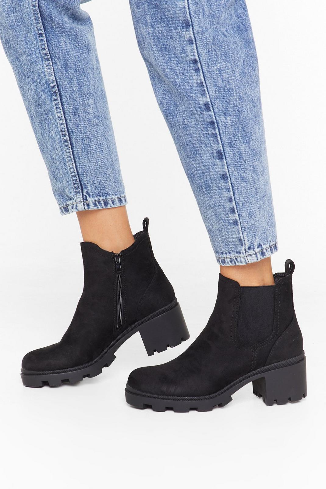 Step Forward Faux Suede Chelsea Boots image number 1