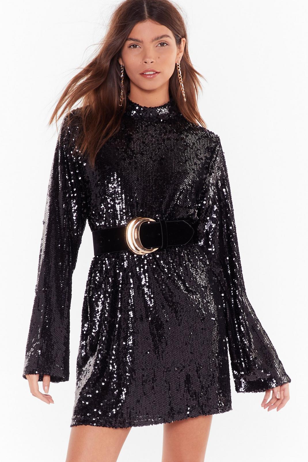 Get the Party Started Sequin Mini Dress image number 1